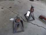 Pair of Red Jack Stands, Well Used