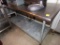 72'' Stainless Table, Bullnosed With Storage Underneath (Kitchen)