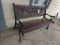 Cast Iron  and Wood Bench (Front Porch)