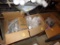 (3) Boxes of Plastic Cups and Lids on Floor (Kichen Basement)