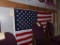 60'' X 34'' American Flag. Made in USA (Pool Room)