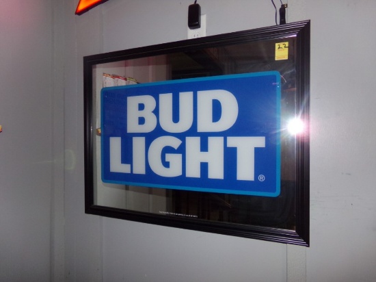 Bud Light Mirror 34'' X 26'' (Pool Room)