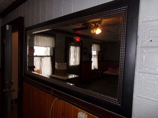 65'' X 31'' Black Framed Wall Mirror