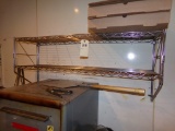 (2) 48'' 2 Tier Wire Wall Shelves, Metro Brand (Kitchen)