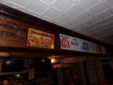 (3) Georgetown Inn Signs Overhead Above Bar (2) Are G.I. (1) Is ''Nobody Un