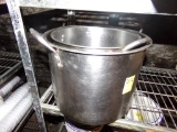 (2) Stainless Stock Pots (Kitchen Basment)