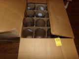 Case of Large Beer and Pint Glasses, Blue Moon, Miller Lite, and Others (Di
