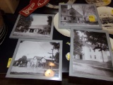 (4) Framed Black and White Georgetown Historical Pictures (Dining Room)
