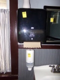 Tork Hand Towel Dispenser. Toilet Paper Dispenser and Hand Soap Dispenser W