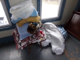Large Group of Bedding, Blankets, Quilts, Etc. (Upstairs)