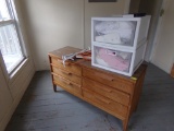 Contents of Room #6, 6 Drawer Dresser and Wall Decore (Upstairs)