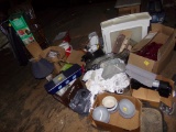 Large Group of Misc Contents in Middle of Attic Floor (Attic)