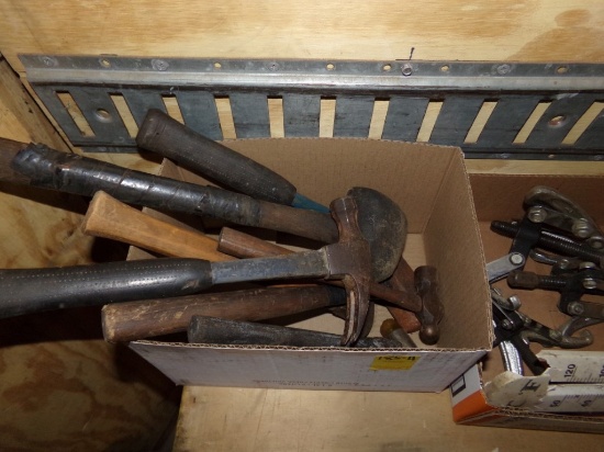 Box of Hammers and Rubber Mallets