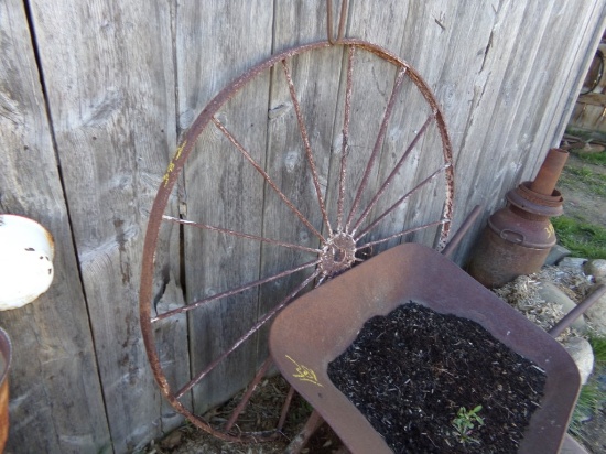 52'' Steel Wagon Weel (Driveway Antiques)