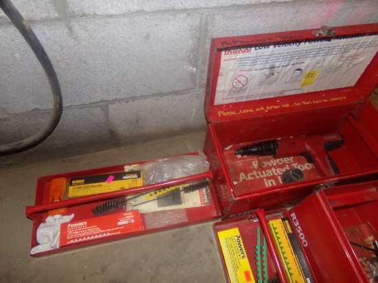 Hilti R3500 Power Actuated Tool with Case and Contents (Tool Storage Room)