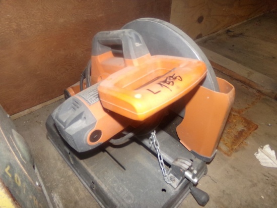110V Rigid Corded Abrasive Chop Saw, R41421, 14'', Works (Tool Storage Room