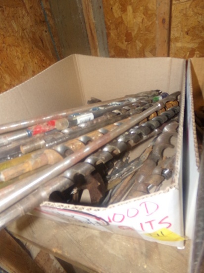 Box Marked ''Wood Bits'' (Tool Storage Room)