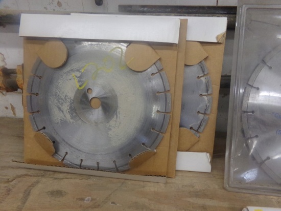 (2) 13'' Diamond Blades, Used but Have a Lot Left (Main Shop)