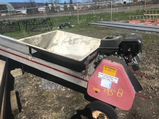 Concrete Conveyor, 30', Clark, Has Newer 420CC Engine, Runs and Works (Outs
