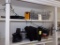 Contents Of Middle Section, Top 2 Shelfves Organizers, Cast Iron Pans, Smal