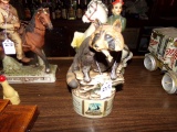 Ski Country Bourbon Raccoon with Fish 1974 Limited Edition Decanter