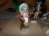 Ski Country Dancers of the Southwest Headress Indian Drummer Decanter