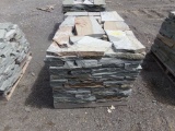 Pallet w/204 SF Of Varying Thickness Snapped Edge Buestone Colonial Wallsto