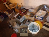 Group of Misc Items-Electric Fence Parts, Furnace Burner, Twine, Elec Switc