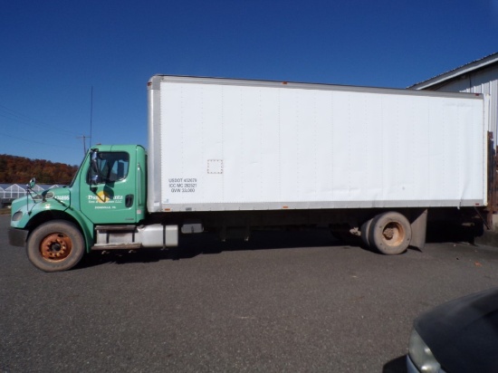 2006 Freightliner M2 Van/Box Truck with Morgan 26' Van Body, Rear Lift Gate