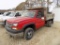 2005 Chevrolet 3500 Dump Truck, Red, Reg. Cab, 4 WD, Stainless Steel 8' Dum