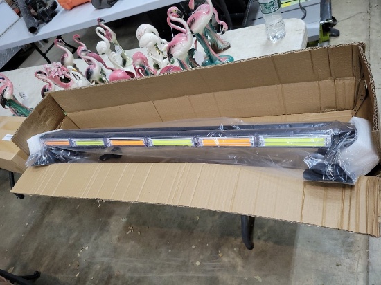 New 38 1/2'' LED Light Bar, 28 Different Patterns, plugs in to cigarette li