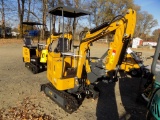 New AGT H15 Mini Excavator, Gas, Grader Blade, Stationary Thumb, Side Contr