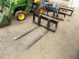 New Kivel 3500 LB 48'' Pallet Forks for Skid Steer Loader