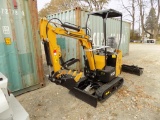 New AGT H12R Mini Excavator, Stationary Thumb, 16'' Bucket, Grader Blade, G