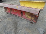 Red 7 1/2' Straight Snow Plow, BLADE ONLY