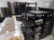 (2) Small Black Shelves, 3 Tier and 4 Tier