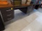 (2) Wood Topped Metal Desks, 5' x 32'', 5 Drawers, (1) Gray, (1) Blue