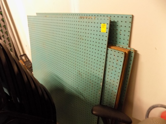 47'' X 54'' Blue Peg Board, Approx (8) Pieces