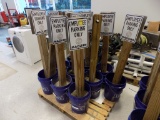 (10) Weighted Bucket Employee Parking Only Signs