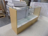 70'' x 18'' Glass Showcase with Glass Shelves Inside