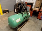 Speedarre Horizontal Air Comp, 10HP 3 Phase, Dual Head, Looks in Nice Shape