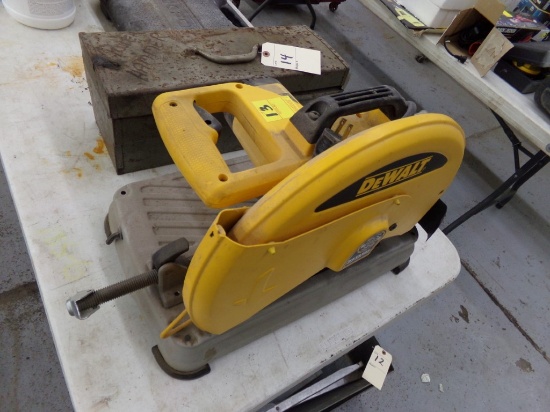 DeWalt 14' Abrasive Chop Saw, Good Used Condition, Works, 110 Volt