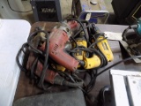 Group Of Corded Drills And Screw Guns