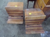 (2) Vintage Childrens School Desks