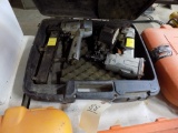 (2) Air Nailers In Case, Hitachi Framing Nailer And A Paslode Coil Roofing