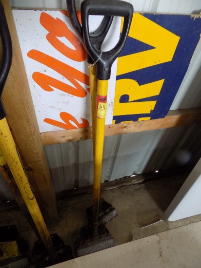 (2) Yellow Handled Shingle Scrapers, Used