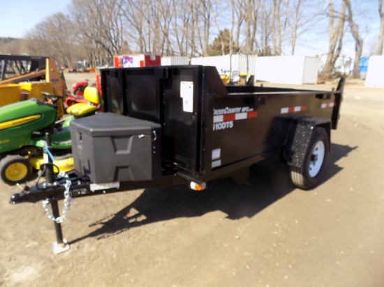 2025 New Cross Country ''510DT5'' 5x10 Dump Trailer, Single Axle, 6900 Lb.
