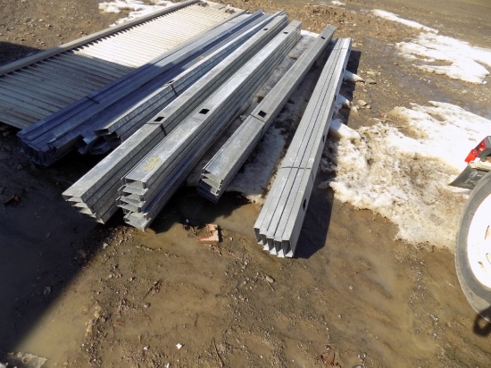 Group Of Galvanized Wall Frame Studs