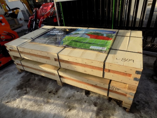 New Chery 12 x 20 Steel Car Port