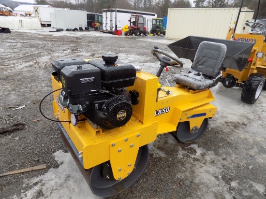 New Fland FL850 2-Drum Roller, 420cc FGas Engine, 28'' Drum
